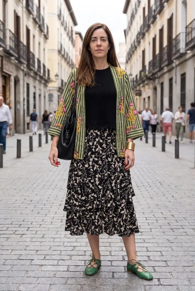 Look generado por IA a partir de las fotos reales de las prendas